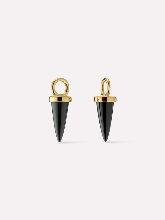 Earring Charms - Onyx Charms