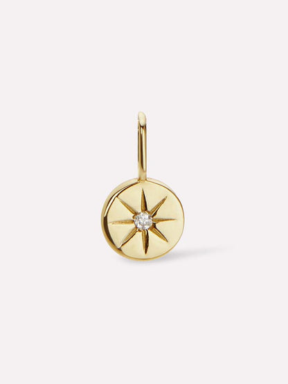 Gold Pendant - Gold Star Charm