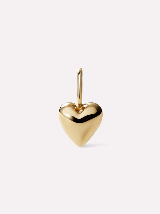 Gold Pendant - Gold Heart Charm