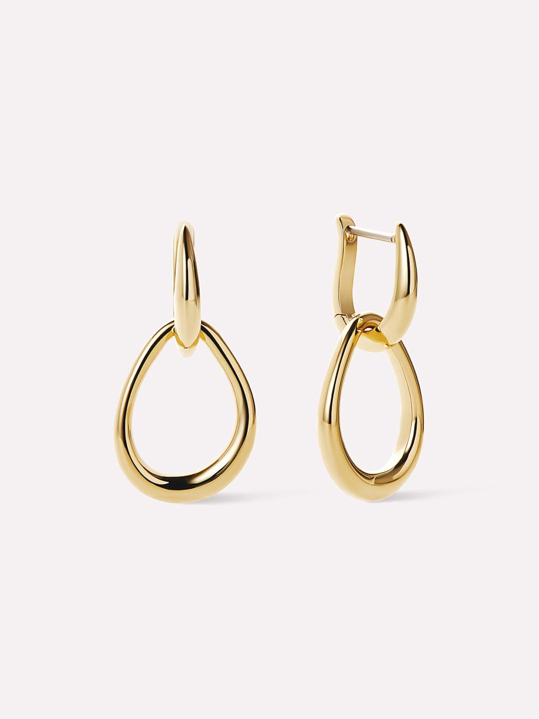 Gold Drop Earrings - Sage