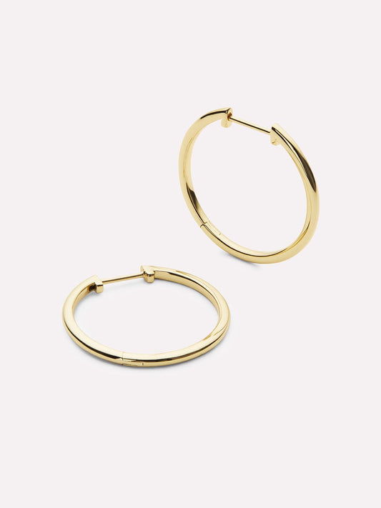 Medium Slim Endless Hoops - Lo Medium