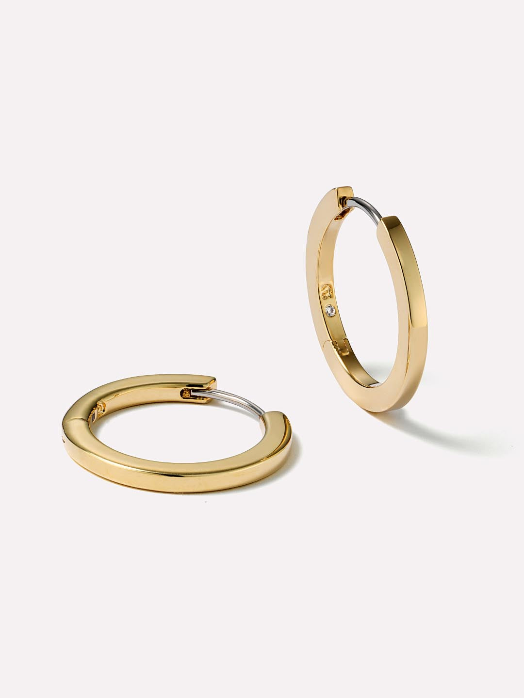 Gold Huggie Hoop Earrings - Huggie Hoops Medium