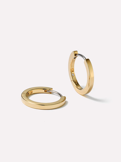 Gold Huggie Hoop Earrings - Huggie Hoops Small