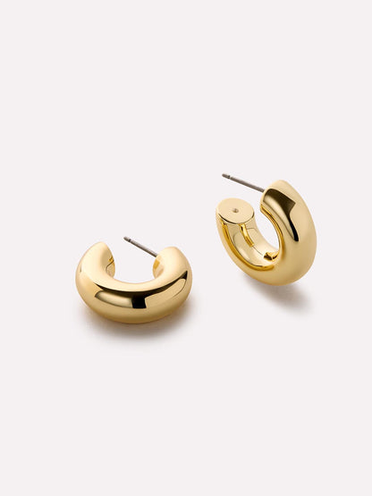 Gold Statement Earrings - Tamara Mini