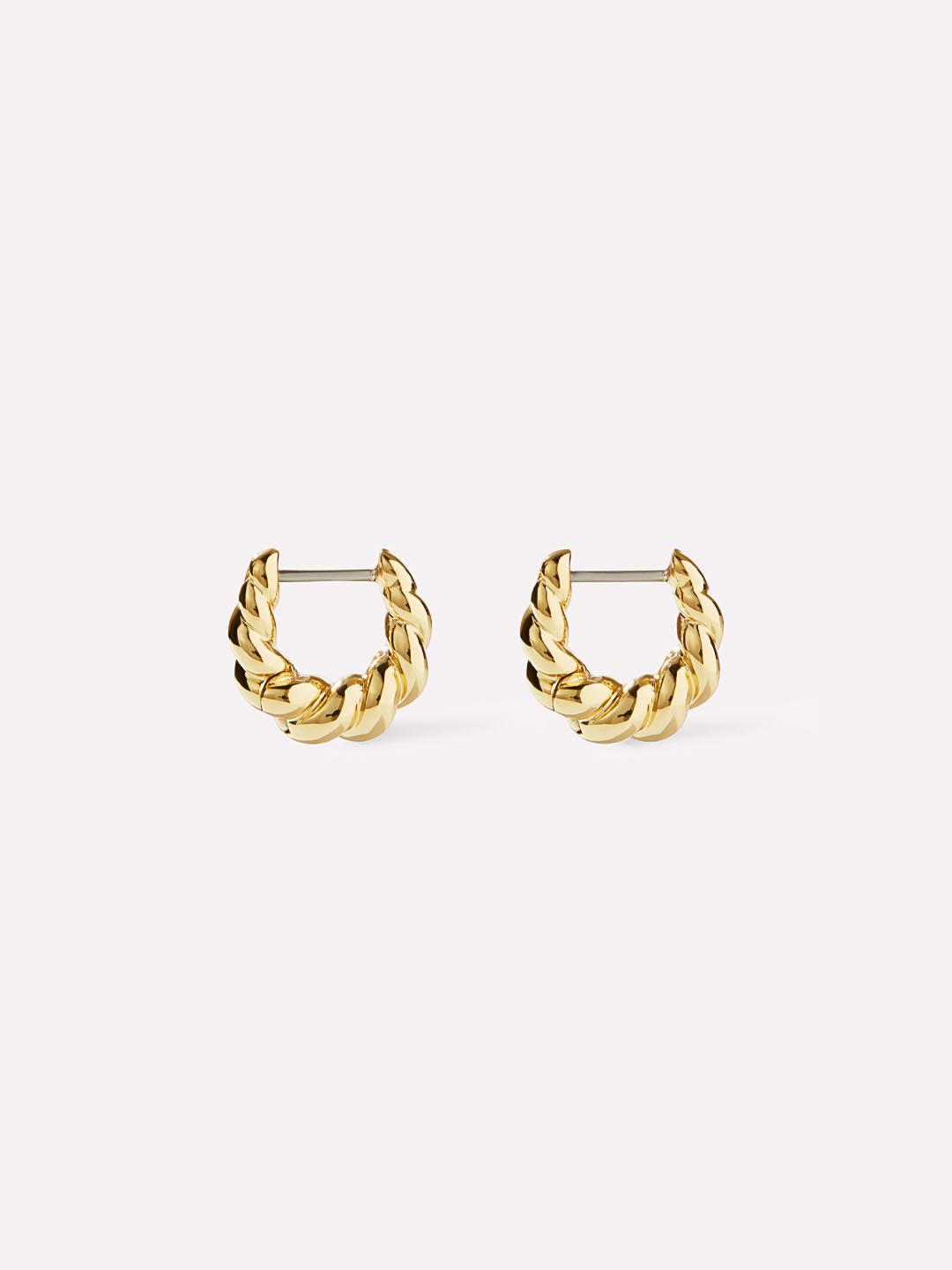 Twisted Hoop Earrings - Paris Mini