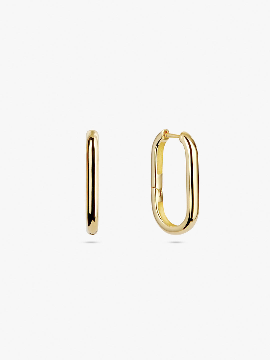 Gold Hoop Earrings - Rox Medium