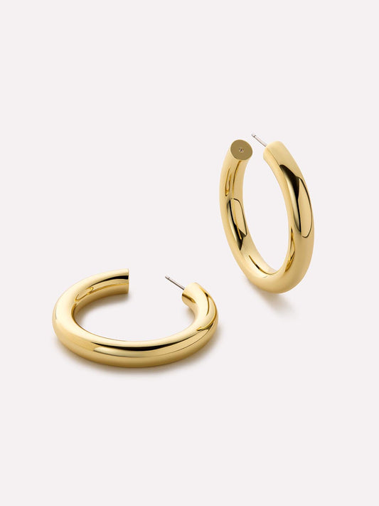 Gold Statement Earrings - Tamara Medium