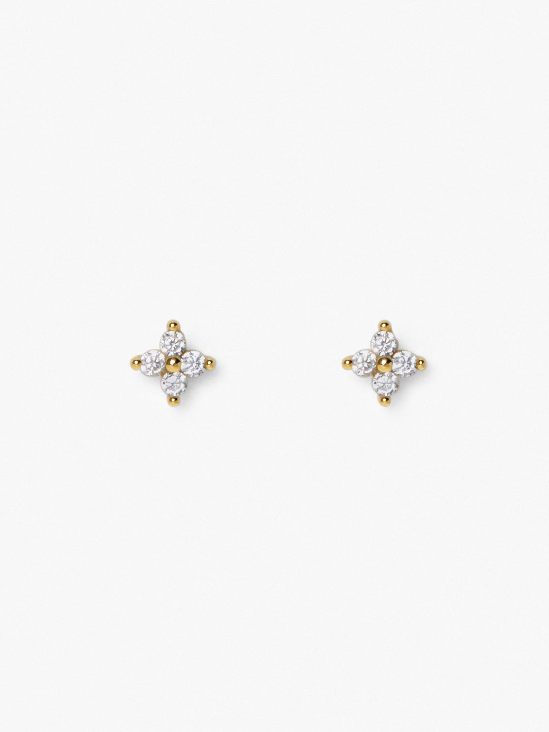 Gold Stud Earrings - Debbie