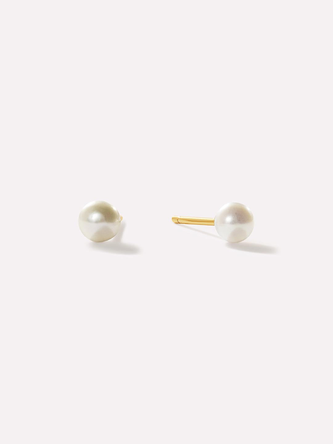 Pearl Stud Earrings - Mini Organic Pearl