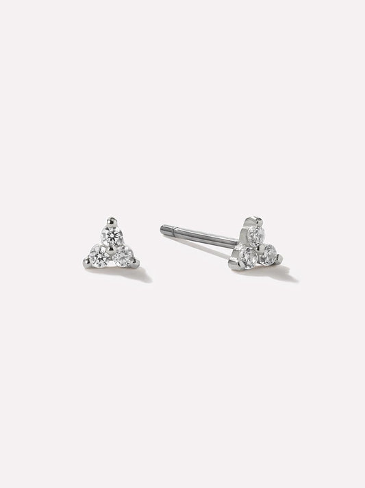 Small Stud Earring - Zara Silver