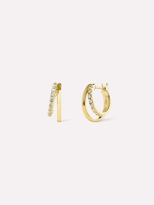 Double Hoop Earrings - Toda