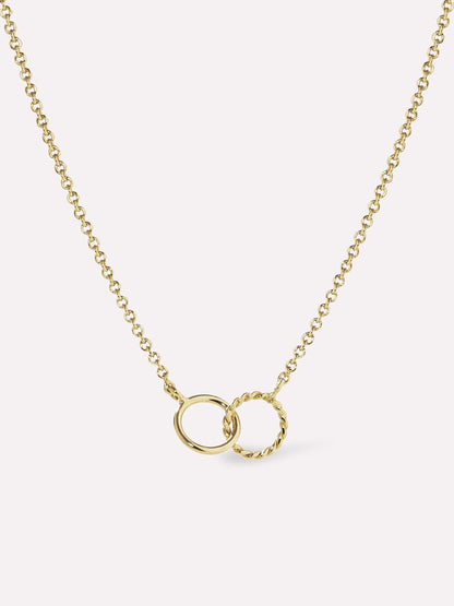 Interlocking Circles Necklace - Sam