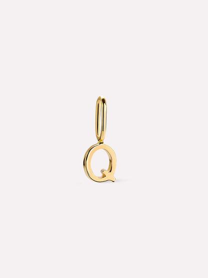 Gold Pendant - Gold Letter Charm