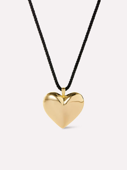 Gold Heart Necklace - Vera