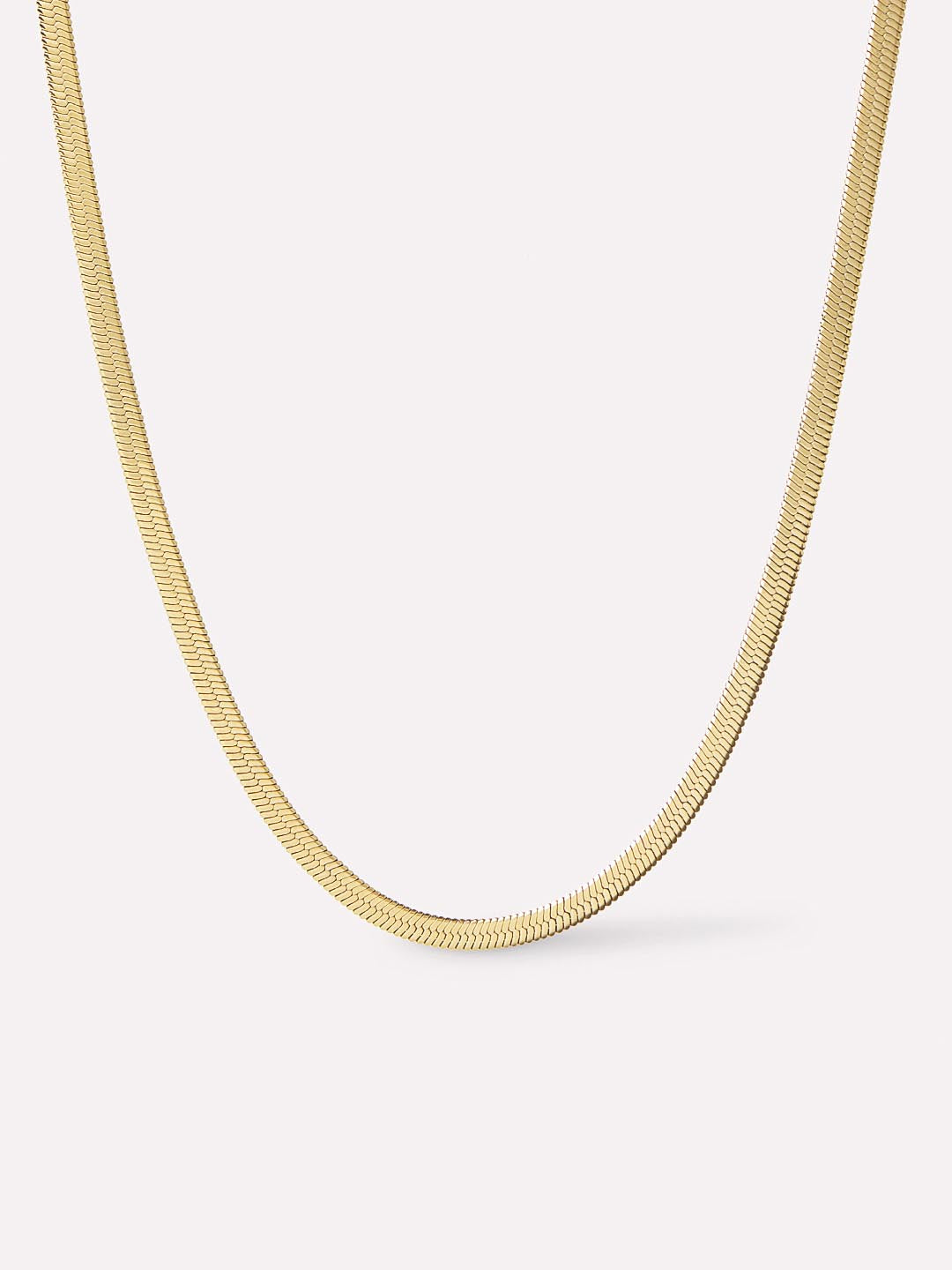 Herringbone Chain Necklace - Ina