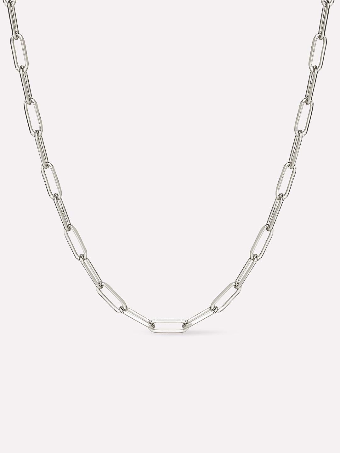 Silver Chain Necklace - Laura Bold Silver