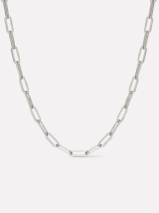 Silver Chain Necklace - Laura Bold Silver