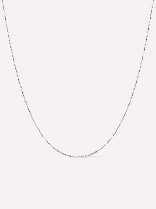 White Gold Chain - White Gold Chain Necklace