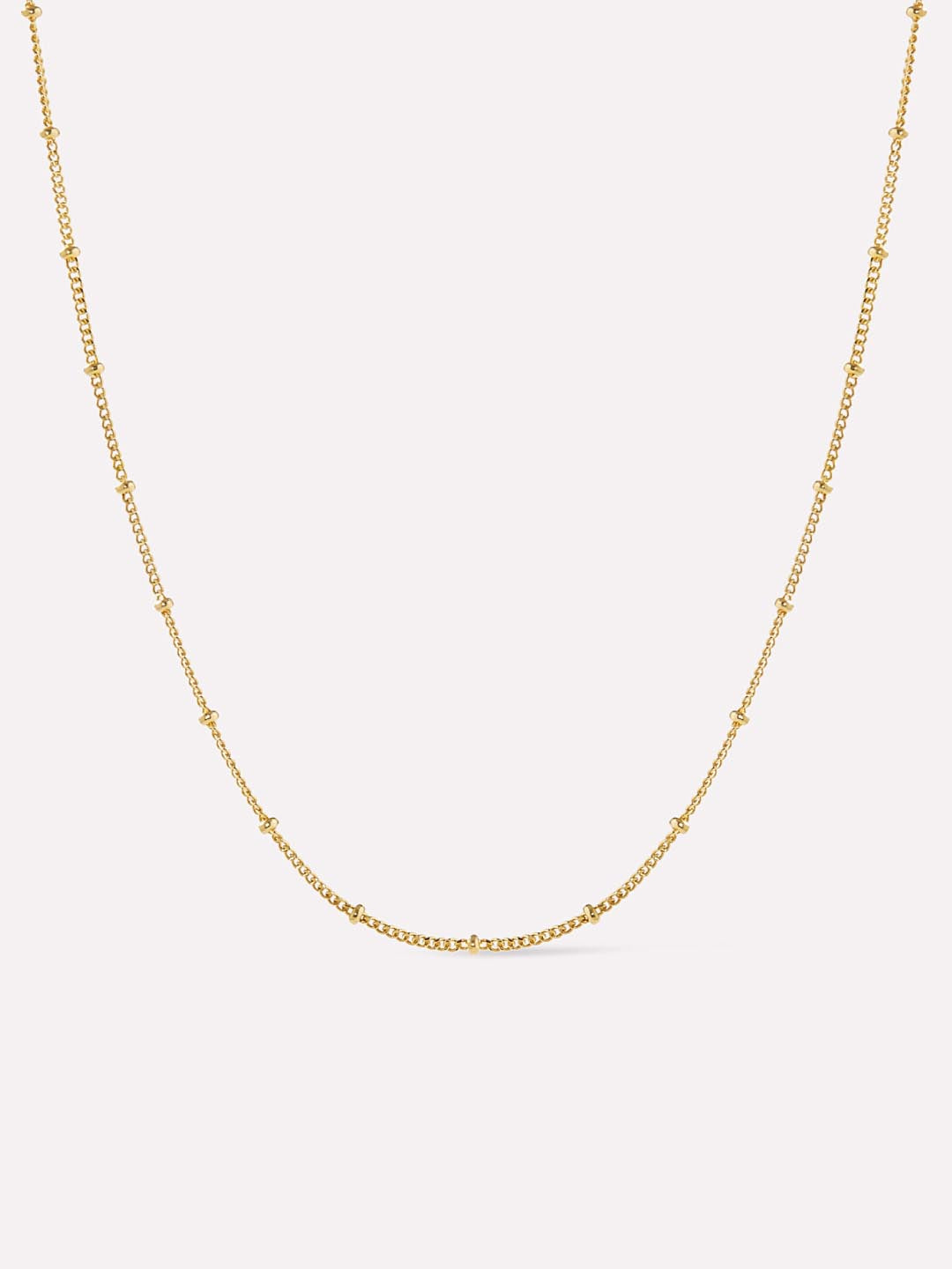 Small Ball Chain Necklace - Ana Gold