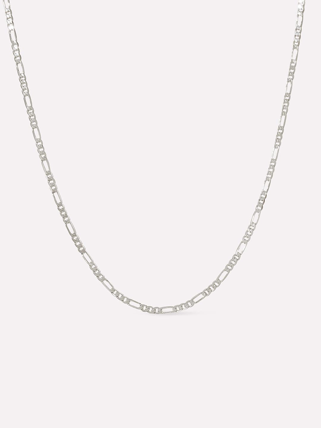 Silver Chain Necklace - Leo Regular Short Silver