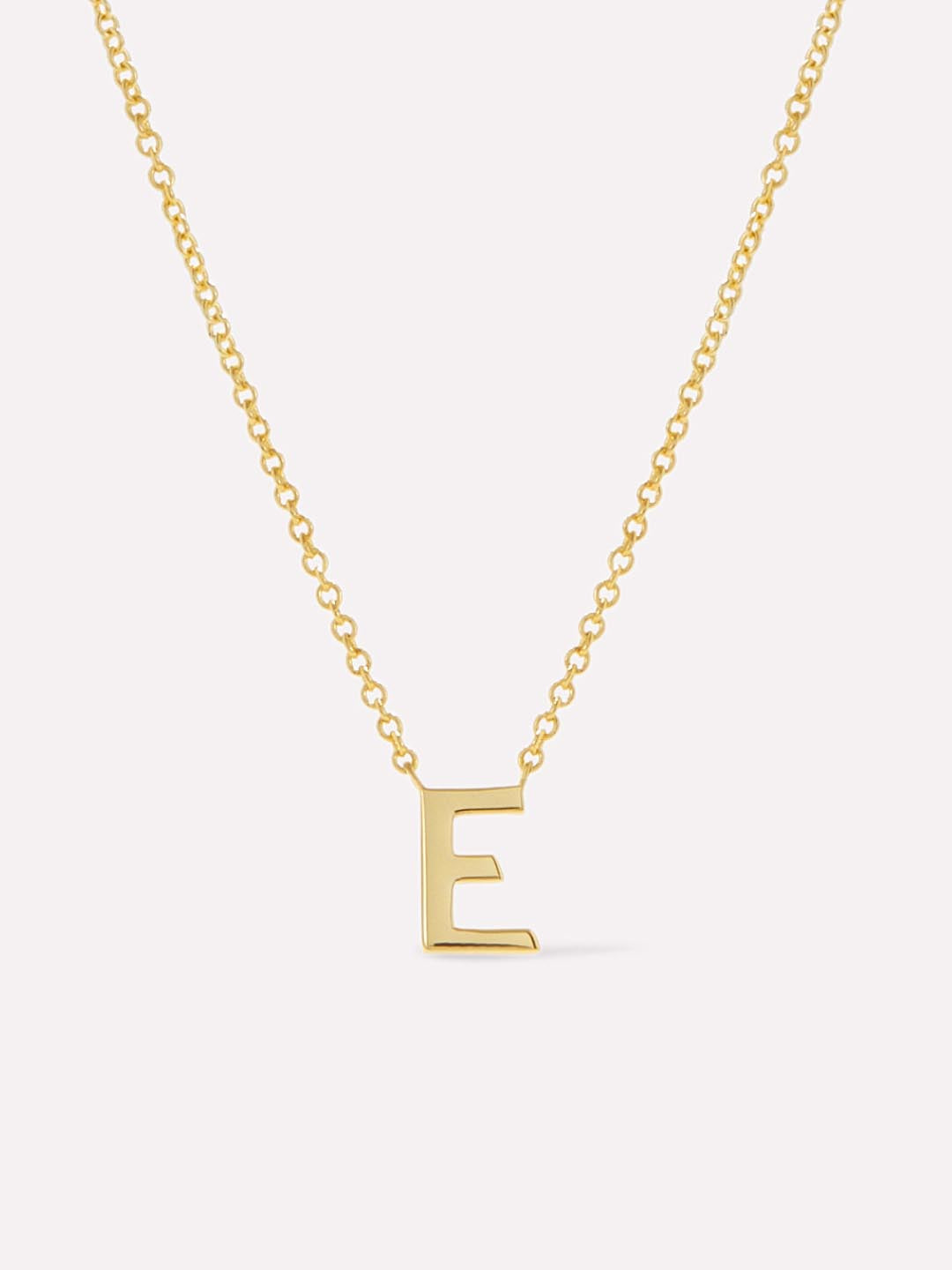 Gold Initial Necklace - Letter Necklace