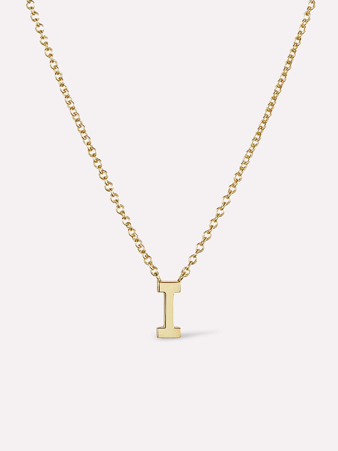 Gold Initial Necklace - Letter Necklace