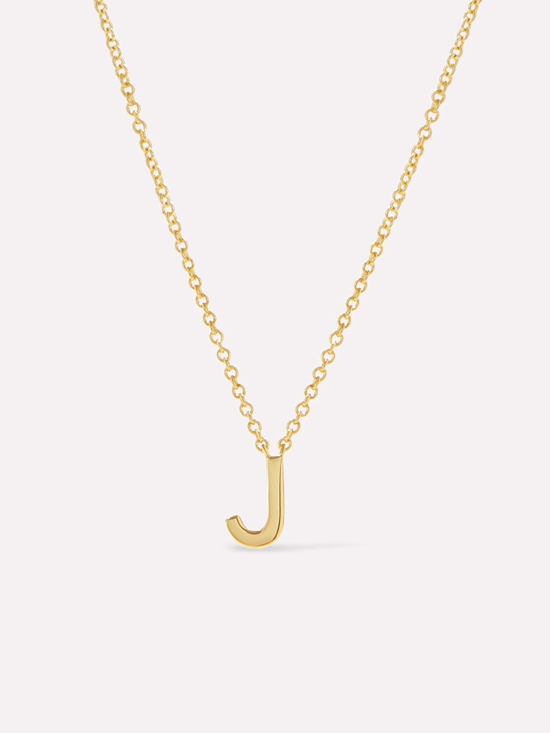 Gold Initial Necklace - Letter Necklace