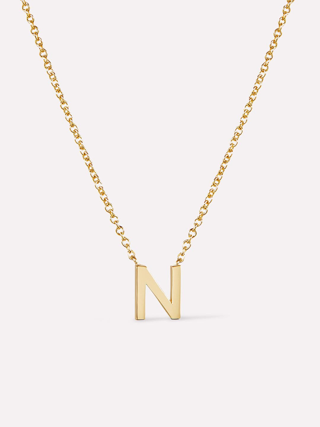 Gold Initial Necklace - Letter Necklace