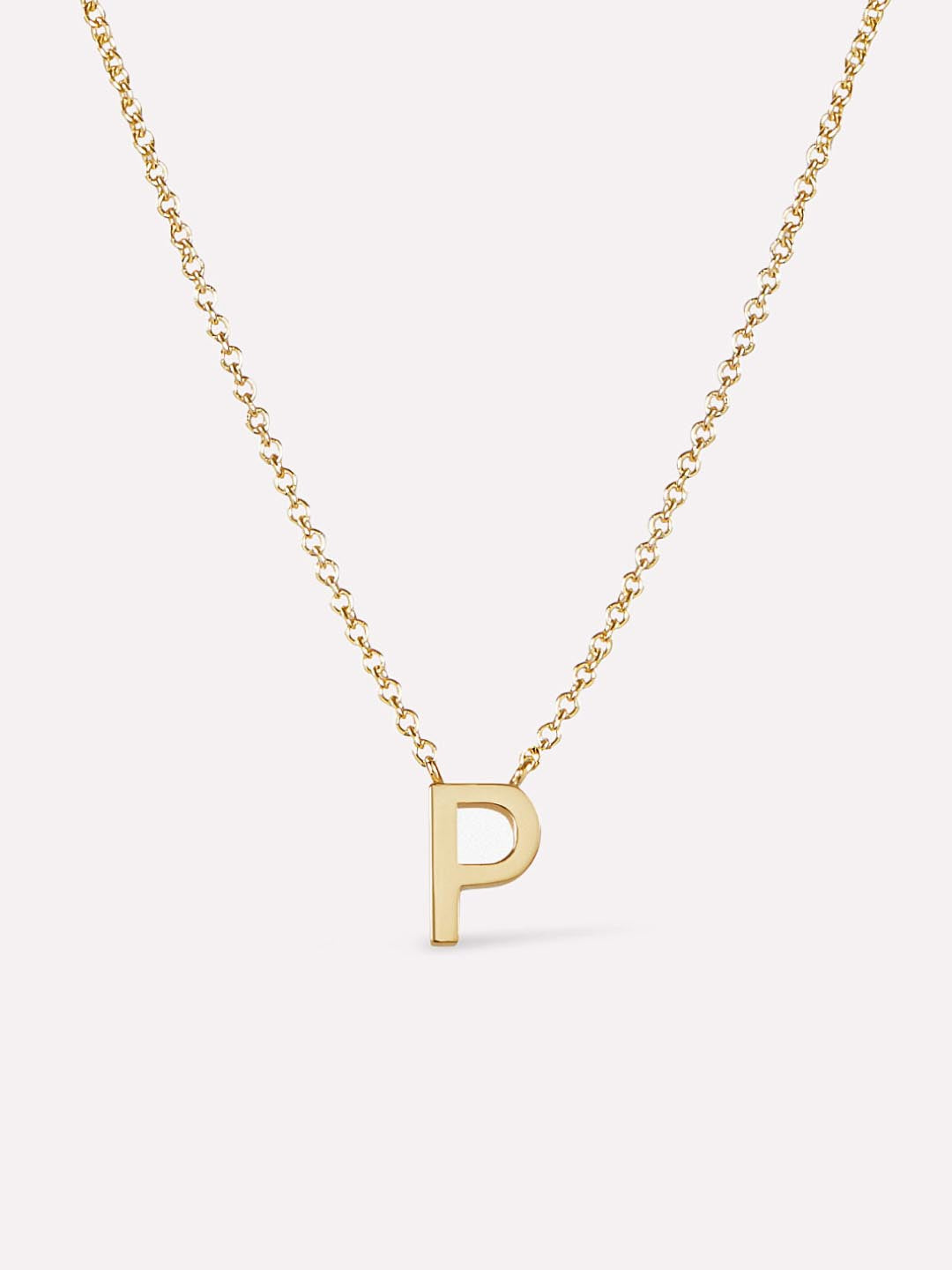 Gold Initial Necklace - Letter Necklace