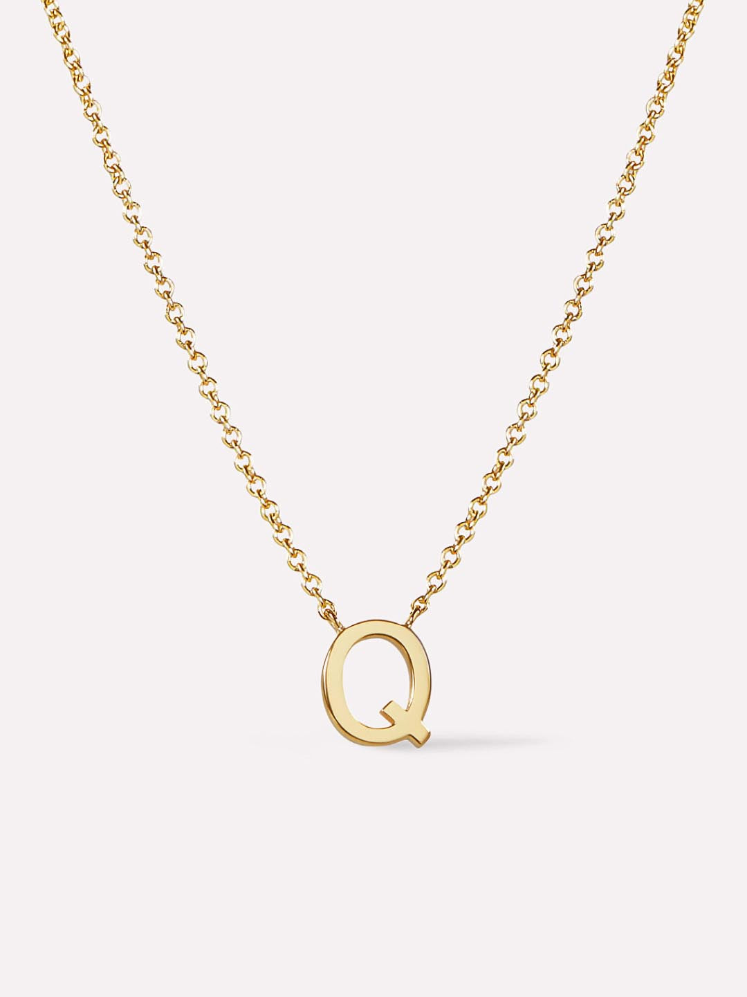 Gold Initial Necklace - Letter Necklace