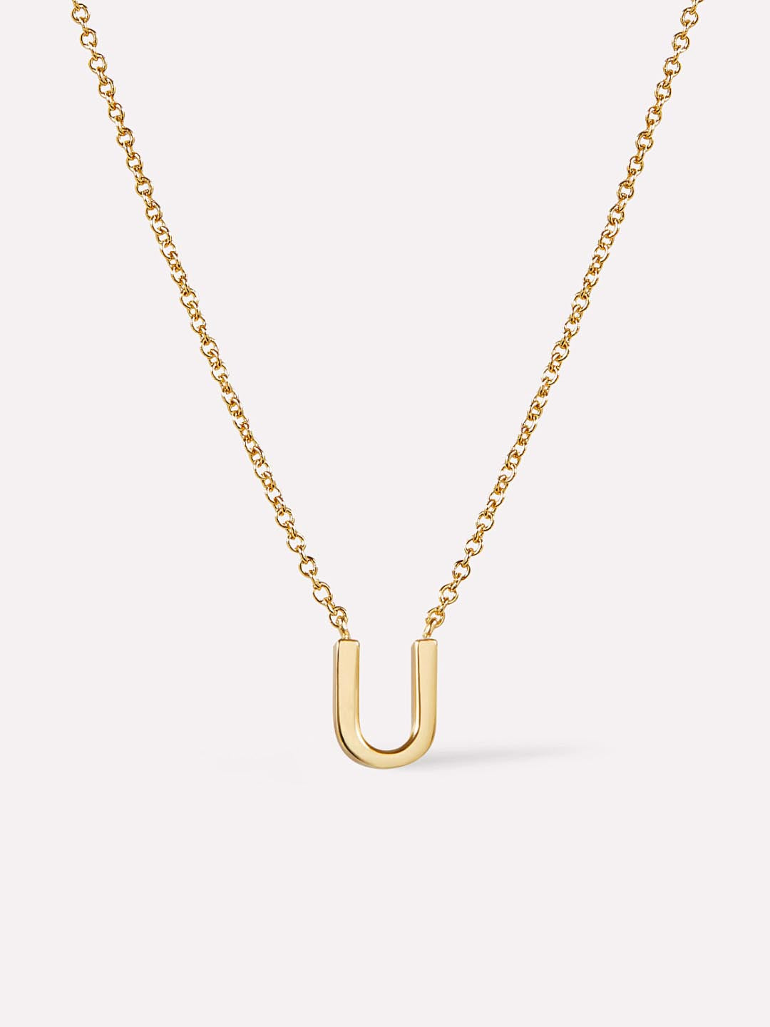 Gold Initial Necklace - Letter Necklace