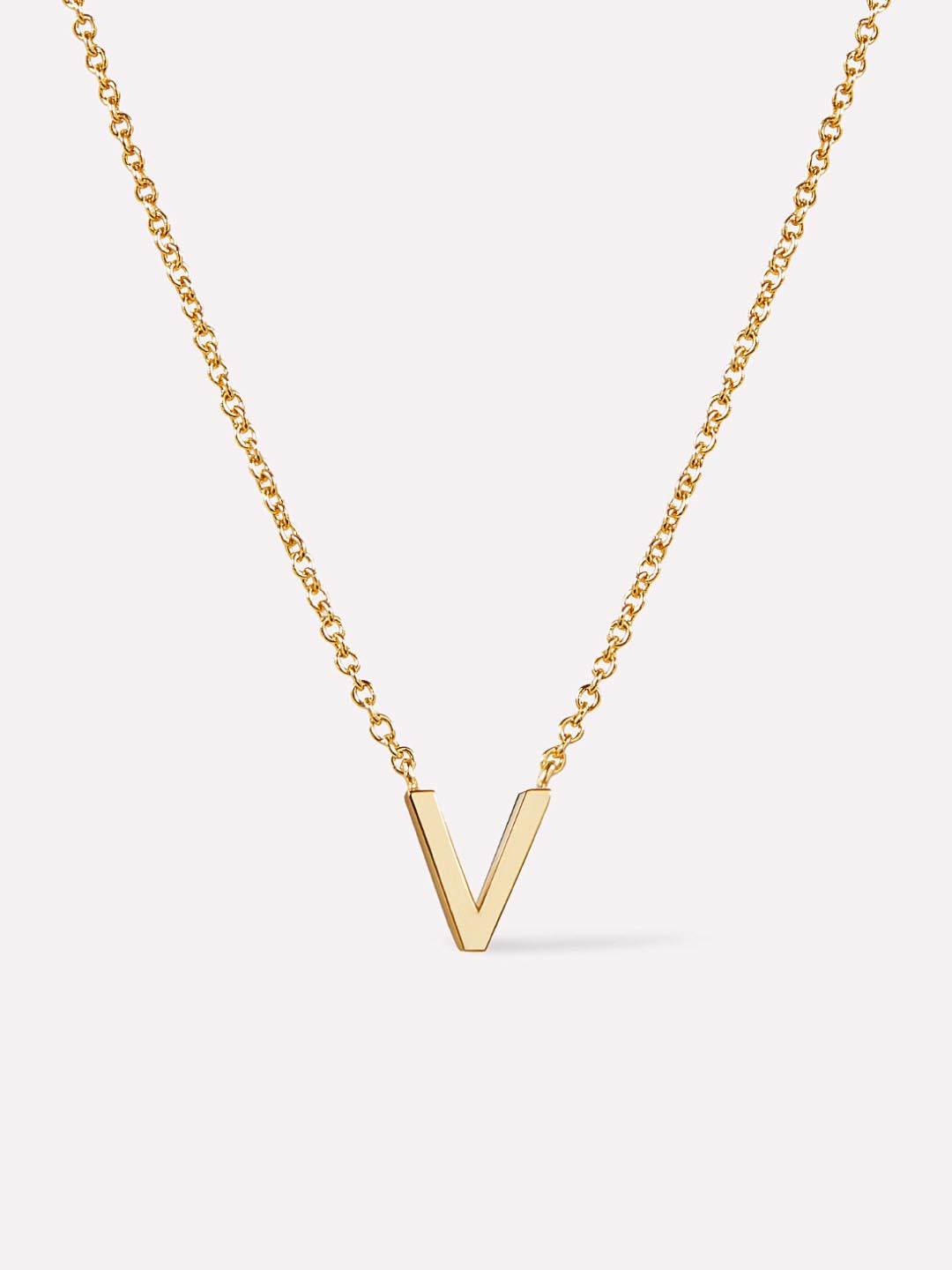 Gold Initial Necklace - Letter Necklace