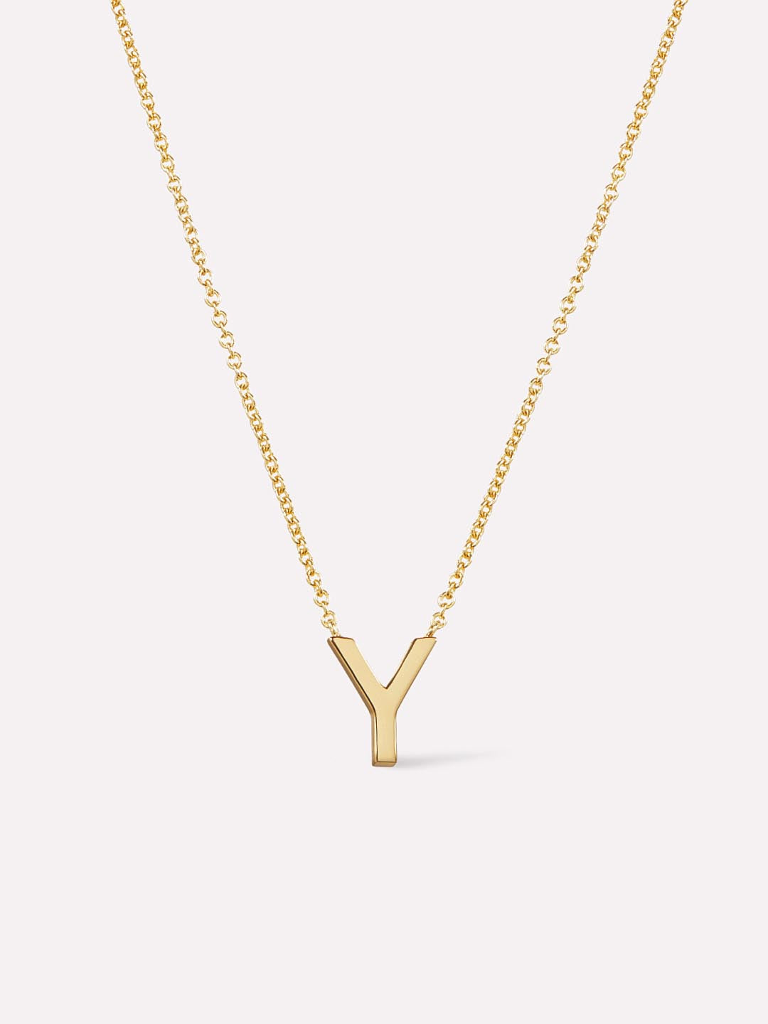 Gold Initial Necklace - Letter Necklace