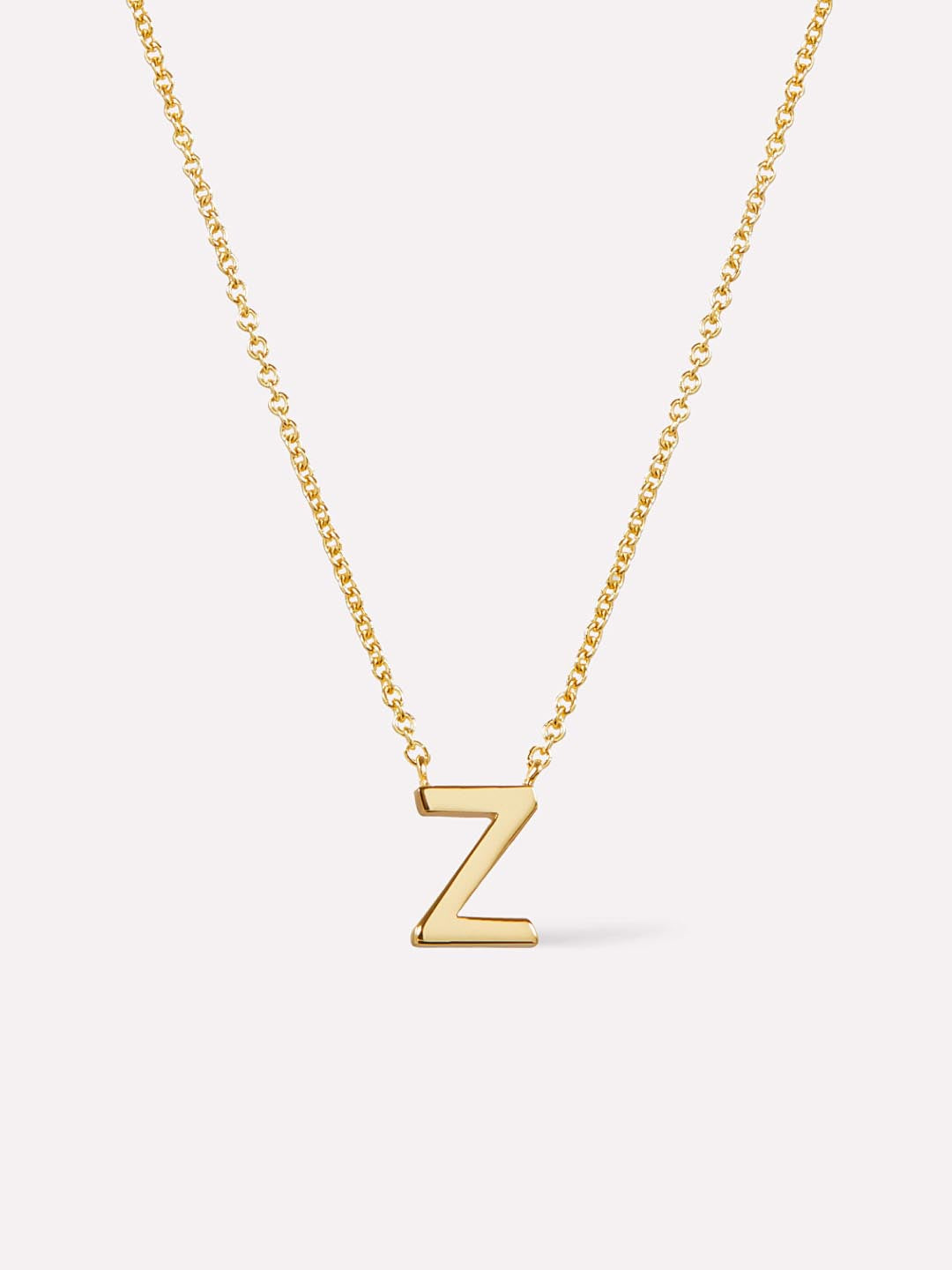 Gold Initial Necklace - Letter Necklace