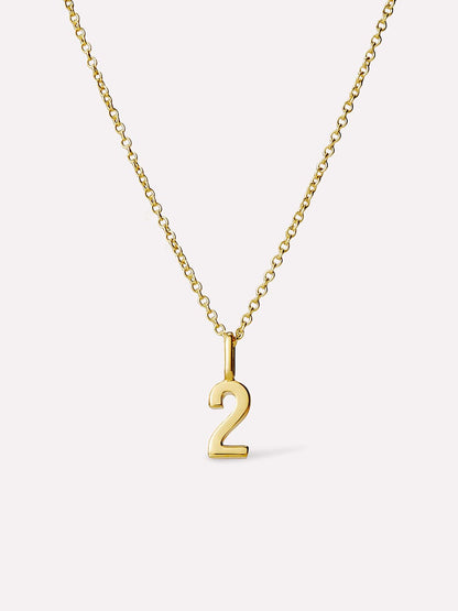 Number Necklace - Number Necklace