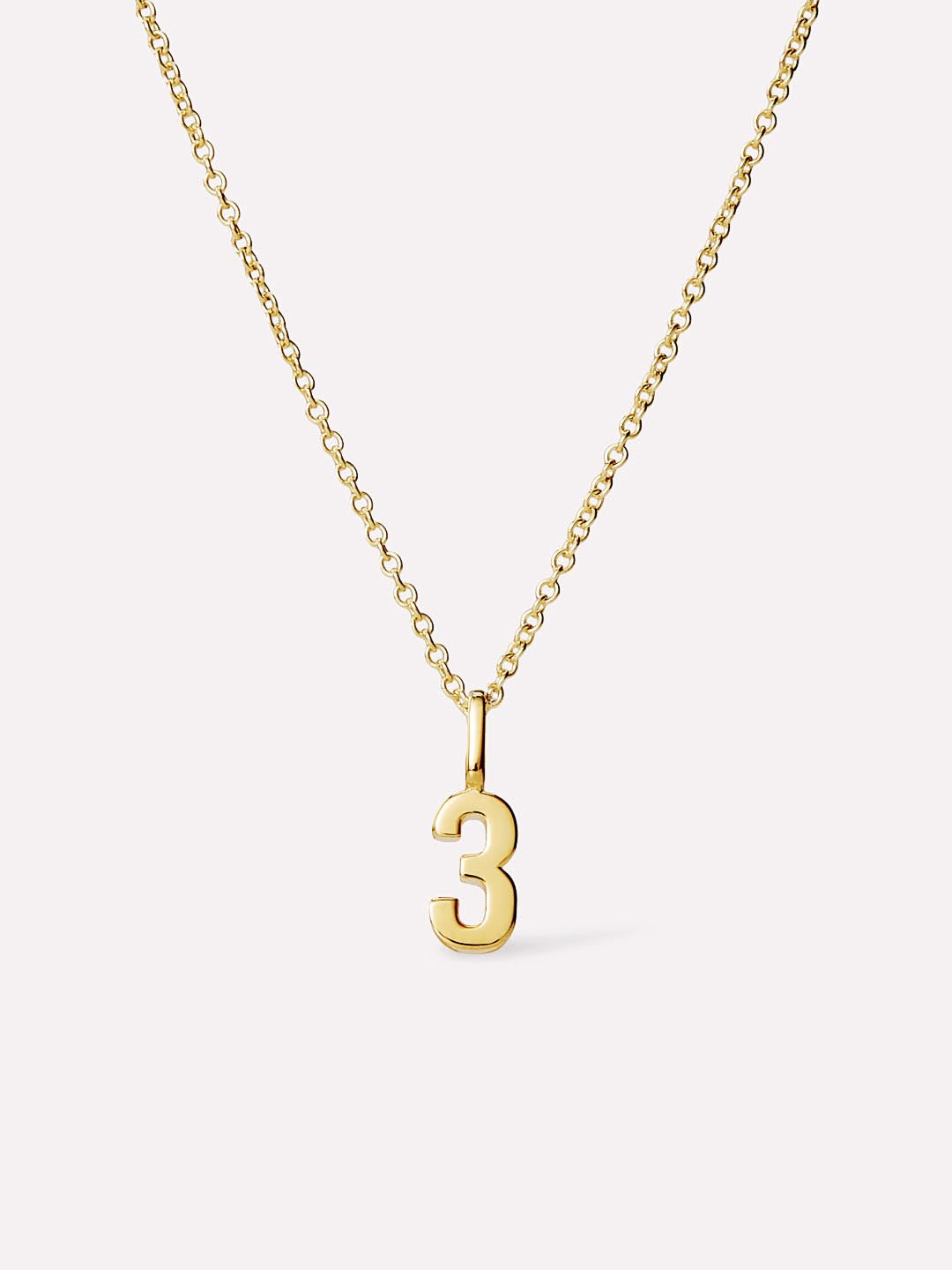 Number Necklace - Number Necklace