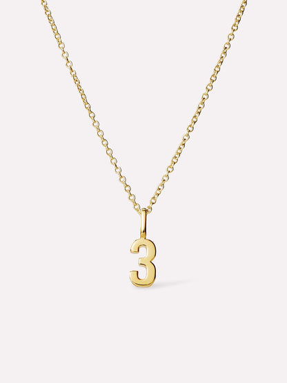 Number Necklace - Number Necklace