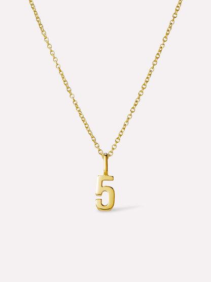 Number Necklace - Number Necklace