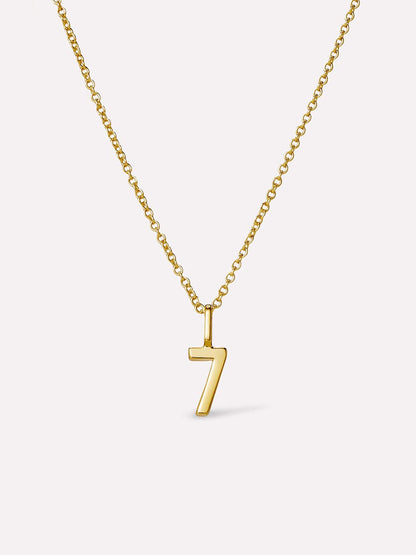 Number Necklace - Number Necklace