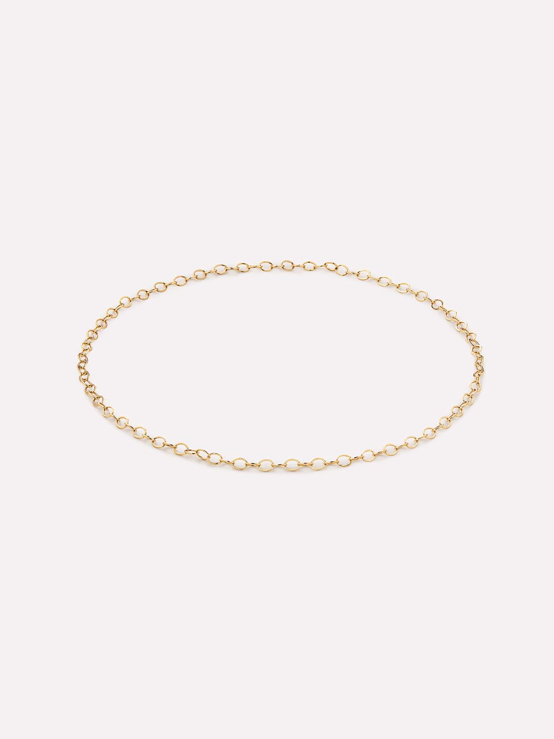 Permanent Jewelry - Small Oval Cable Chain Permanent Anklet Bundle