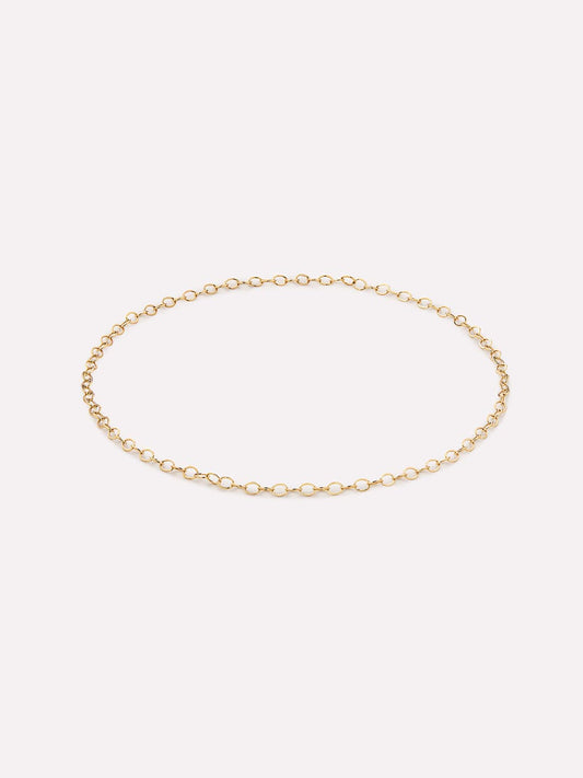 Permanent Jewelry - Small Oval Cable Chain Permanent Anklet Bundle