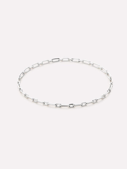 Permanent Jewelry - Silver Alternating Link Chain Permanent Anklet Bundle