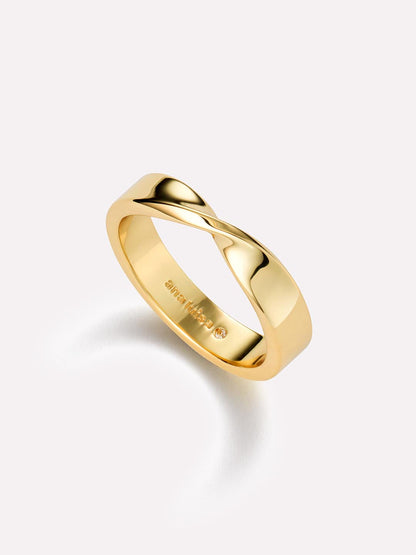 Gold Band Ring - Eliora