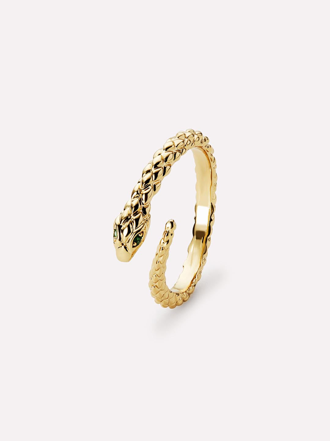 Gold Snake Ring - Cleo