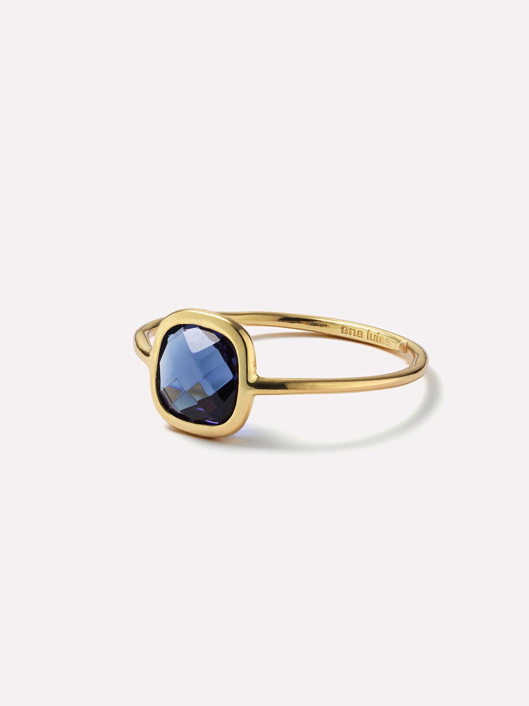 Stone Ring - Mae Ring Dark Blue