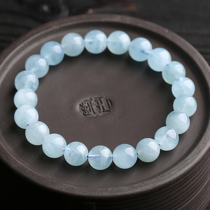 Blue Aquamarine Calming Bracelet - Grounding & Soothing