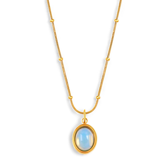 Aquamarine Gemstone Necklace