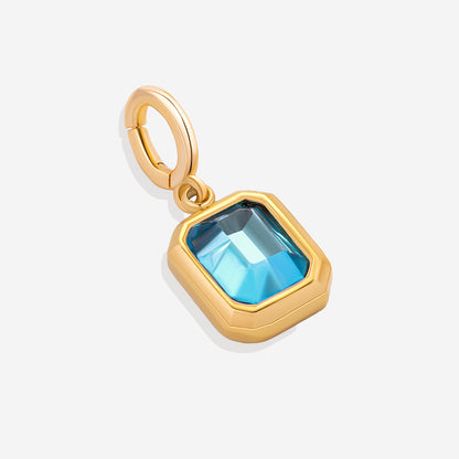 Baguette Birthstone Charm