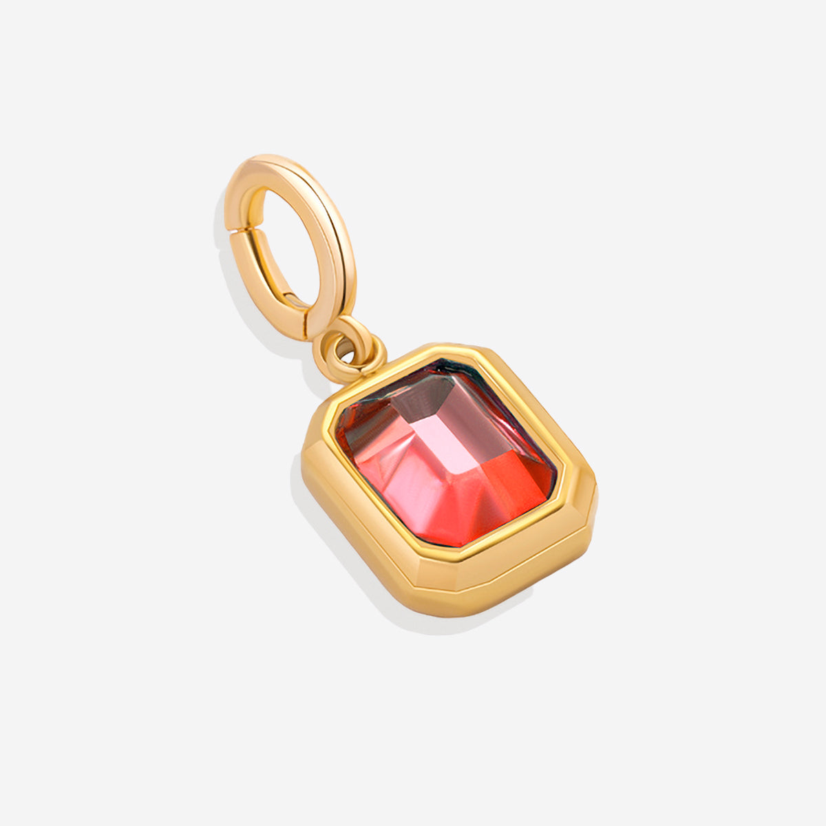 Baguette Birthstone Charm