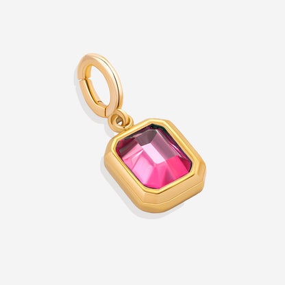 Baguette Birthstone Charm